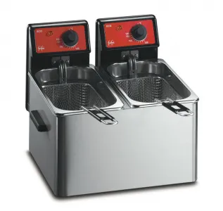 Фритюрница Fri Fri Eco4 + 4(650103) с 2 ванной 2 x 3 - 4 л электрическая настольная – купить в Челябинске по цене завода
