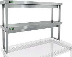 Полка тепловая Hicold TP2-8/3 двухъярусная настольная (800х300х800мм) – купить по цене завода