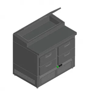 Стол для пиццы Hicold Pze1-22Gn (1/3) – купить в Челябинске по цене завода