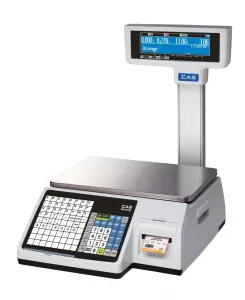Весы торговые Cas CL3000-15P (TCP-IP) с печатью этикеток (120мм) со стойкой – купить в Челябинске по цене завода