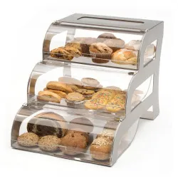 Купить этажерка bakery 3-х ярусная, для выпечки, 59,1х38,8см h39,4см, акрил/нерж.сталь bk010 в Челябинске – цена завода, доставка до двери | RuOborudovanie.ru