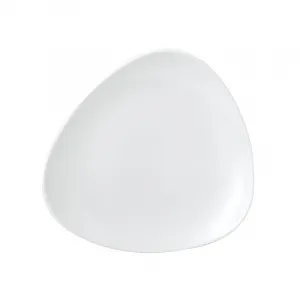 Тарелка мелкая треугольная 22,9СМ, без борта, Vellum, цвет White полуматовый Whvmtr91 – купить по цене завода