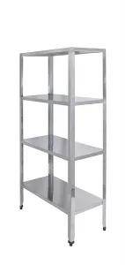 Стеллаж кухонный Luxstahl СР-1800х600х300/4 нерж – купить в Челябинске по цене завода
