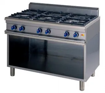 Плита 6 конфорочная Kogast Ps-Т67/P газ 700 серии – купить по цене завода