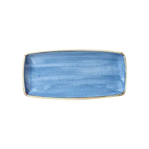 Блюдо сервировочное 29,5Х15СМ, без борта, Stonecast, цвет Cornflower Blue Scfsop111 – купить по цене завода