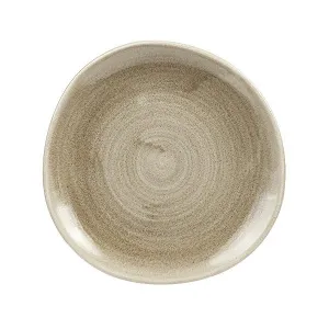 Тарелка мелкая "ВОЛНА" 21СМ, без борта, Stonecast Patina, цвет Antique Taupe Paatog81 – купить по цене завода