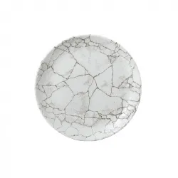 Купить тарелка мелкая 26см, без борта, цвет kintsugi agate grey, studio prints ktagev101 в Челябинске – цена завода, доставка до двери | RuOborudovanie.ru