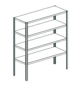 Стеллаж Apach Chef Line Lst20-105 – купить по цене завода