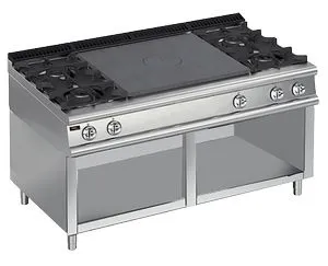 Плита газовая Apach Chef Line Lrstg169R4Os со сплошной поверхностью 900 серии – купить в Челябинске по цене завода