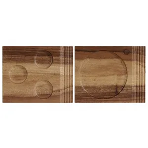 Блюдо деревянное 17,7Х14,2СМ, двухстороннее, Buffet Wood Zcawdbh11 – купить по цене завода