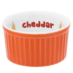 Рамекин 100МЛ D8См H4См Oxford, цвет оранжевый с декором "Cheddar" C12M-3B9P – купить в Челябинске по цене завода