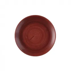 Купить тарелка мелкая 21,7см, без борта, stonecast patina, цвет rust red pareevp81 – цена от завода, доставка до двери | RuOborudovanie.ru