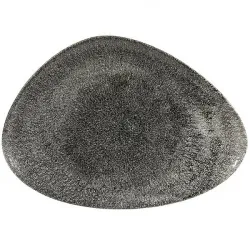 Купить блюдо треугольное chefs 35,6х25см, без борта, цвет raku quartz black, studio prints rkbqtc361 – цена от завода, доставка до двери | RuOborudovanie.ru
