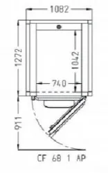 Купить камера расстоечная pavailler cf 68 1 ap 60x80 1дверь/2тележки в Челябинске – цена завода, доставка до двери | RuOborudovanie.ru