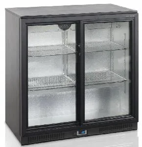 Шкаф холодильный со стеклом Tefcold Ba20S барный черный – купить в Челябинске по цене завода