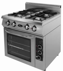 Купить плита газовая 4-х горелочная grill master ф4пдг/800(э) с электрической духовкой, в Челябинске – цена завода, доставка до двери | RuOborudovanie.ru