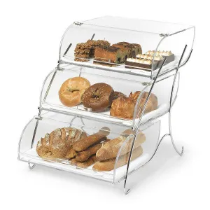 Этажерка Bakery 3-х ярусная, для выпечки, 40,6х58,4см H48,3см, акрил/сталь Bak2944 – купить по цене завода