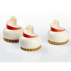 Купить форма силиконовая pavoflex для пирож. 3d "планета" d66мм h34мм, 93мл, 12 ячеек px4321s – цена от завода, доставка до двери | RuOborudovanie.ru