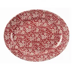 Блюдо овальное 36,5Х29,3СМ Vintage Prints, цвет Cranberry Victorian Calico Cacrd141 – купить в RuOborudovanie.ru с доставкой до двери Купить блюдо овальное 36,5х29,3см vintage prints, цвет cranberry victorian calico cacrd141 – цена от завода, доставка до двери | RuOborudovanie.ru