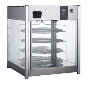 Витрина тепловая Kocateq RTR158L ротационная, настольная, с 4 полками, с подсветкой – купить по цене завода