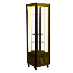 Купить шкаф холодильный d4 vm 400-2 (r400cвр сarboma люкс) (0109-0102 (коричнево-золотой)) – цена от завода, доставка до двери | RuOborudovanie.ru