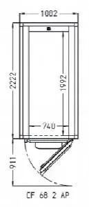 Камера расстоечная Pavailler Ev 68 2 Ap 60X80 1дверь/2тележки – купить в Челябинске по цене завода