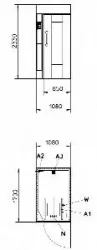 Купить шкаф расстоечный miwe mgt2-1 1дверь/2тележки 400х600 в Челябинске – цена завода, доставка до двери | RuOborudovanie.ru