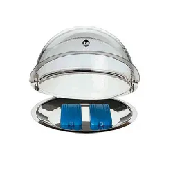 Купить поднос для нарезки d38см h24см, с крышкой roll-top, с хладогентом, нерж.сталь и пластик 09082aps – цена от завода, доставка до двери | RuOborudovanie.ru