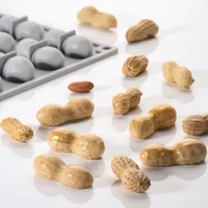 Форма силиконовая "Gourmand орех арахис" 47Х19ММ H16Мм, 7мл, 24 ячейки Gg014S – купить в Челябинске по цене завода