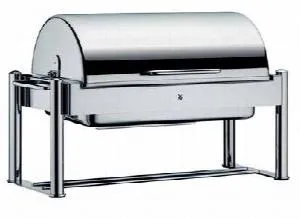 Чафинг-диш WMF Metropolitan 06.3940.6041 с крышкой круглый D43см H46см – купить в Челябинске по цене завода