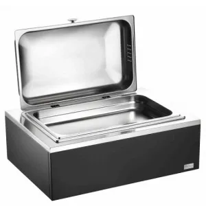 Мармит Pintinox 5113F555 венге настол. 1*GN1/1 (чафиндиш) подогрев, с фикс.крышки, на дер.подстав.венге – купить в Челябинске по цене завода