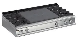 Плита газовая Apach Chef Line Lrstg169R4 со сплошной поверхностью 900 серии – купить в Челябинске по цене завода