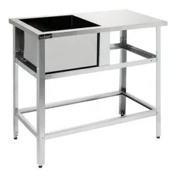 Купить ванна моечная кобор вмср/1-120/60/430 односекционная с рабочей поверхностью сварная – цена от завода, доставка до двери | RuOborudovanie.ru