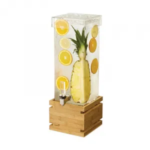 Диспенсер для сока Rosseto Beverage Ld179, 7,6л 18,4х18,4см H59,7см, бамбук/акрил – купить в Челябинске по цене завода