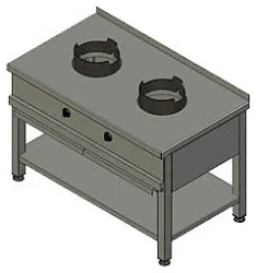 Купить плита газовая вулкан-heidebrenner ksw02 wok арт.8785 в Челябинске – цена завода, доставка до двери | RuOborudovanie.ru