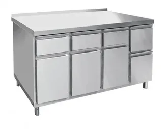 Стол для кофемашины Abat СКМ-7-2, арт.21000801143 с бортом, с ящиками 3 выдв+3 откидных – купить в Челябинске по цене завода
