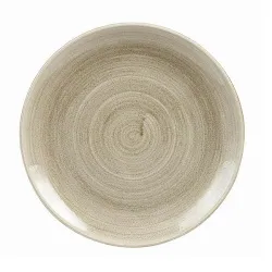 Купить тарелка мелкая 26см, без борта, stonecast patina, цвет antique taupe paatev101 – цена от завода, доставка до двери | RuOborudovanie.ru