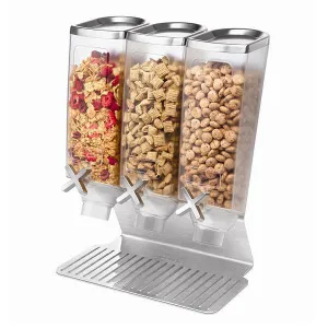 Диспенсер Rosseto Ez-Pro для сыпучих продуктов, три емкости по 3,8л, 35,6Х20,3СМ H43,2См, сталь/акри – купить в Челябинске по цене завода