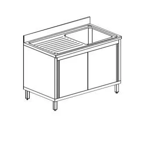 Ванна моечная Apach Chef Line Ls127-55Lwsd – купить по цене завода