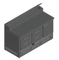 Купить стол для пиццы hicold pze2-221/gn (1/6h) в Челябинске – цена завода, доставка до двери | RuOborudovanie.ru