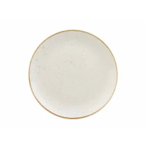 Тарелка мелкая 16,5СМ, без борта, Stonecast, цвет Barley White Swhsevp61 – купить по цене завода