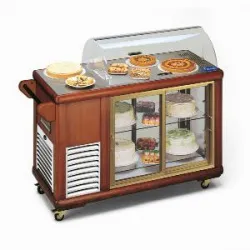 Купить тележка сервировочная холодильная tecfrigo carrellino 250 тем.орех в Челябинске – цена завода, доставка до двери | RuOborudovanie.ru