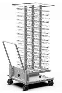 Тележка-шпилька Unox XEVTL-102P вкатная на 102 тарел. для пароконв.серии XEVL-2021 – купить по цене завода