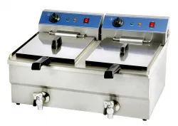 Купить фритюрница kocateq bef132v (2 ванны 13+13л) электрическая настольная в Челябинске – цена завода, доставка до двери | RuOborudovanie.ru