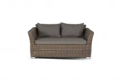 Купить лаунж-зона 4sis капучино дабл (коричневый) арт.kds3s2ct-5-set brown из искус.ротанга в Челябинске – цена завода, доставка до двери | RuOborudovanie.ru
