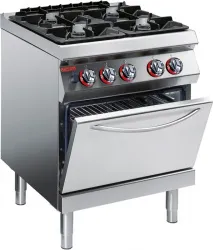 Купить плита газовая angelo po 1g1fa0g напольная c 4 конфорками и духовым шкафом в Челябинске – цена завода, доставка до двери | RuOborudovanie.ru