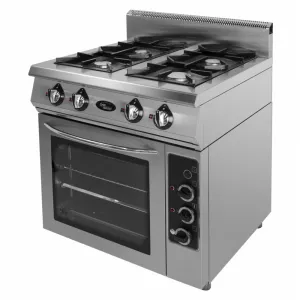 Плита газовая 4-х горелочная Grill Master Ф4ПДГ/800 с комбинированной духовкой – купить в Челябинске по цене завода