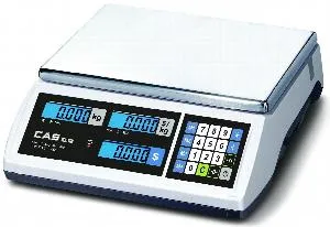 Весы торговые Cas ER-JR-30CB (30кг,10г) электронные – купить в Челябинске по цене завода