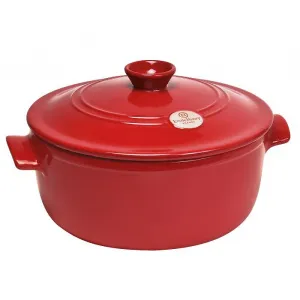 Кастрюля керамическая 4,0Л D26См, серия Flame, цвет гранат 454034 – купить в Челябинске по цене завода