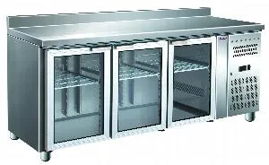 Стол холодильный Cooleq Gn3200Tng бортик стеклянная дверь – купить в Челябинске по цене завода
